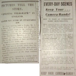 Belfast Telegraph 9 Mar. 1914: 5 and 6 Mar. 1914: 2. 