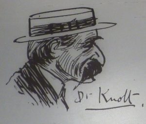 Film lover Dr Knott. Holloway Diaries.Aug. 1914 