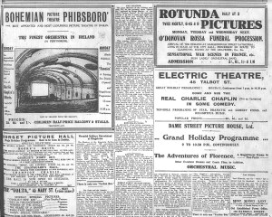 August bank holiday offerings by Dublin's picture houses; Evening Telegraph 31 Jul. 1915: 3.
