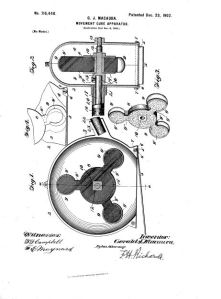 Part of the patent document for Macaura's 
