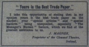 "Trade Topics." Bioscope 1 Jun. 1916: 958