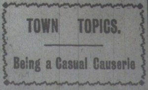 Town Topics June 1916