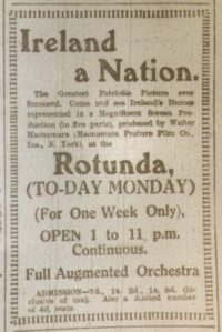 Ad for Ireland a Nation; Dublin Evening Mail, 8 Jan. 1917: 2. 