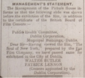Evening Telegraph 22 Feb. 1917: 1.