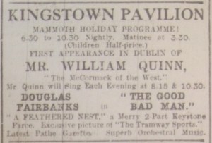 Kingstown Pav DEM 6 Aug 1917