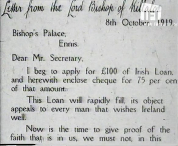 Dail Bonds Fogarty Letter 1