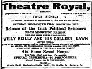 ‎Willy Reilly Theatre Royal LL 19 Apr 1920p3
